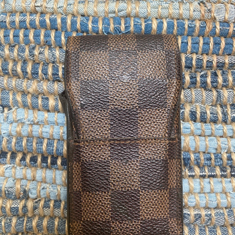 Louis Vuitton Brown Checkered Cigarette Holder